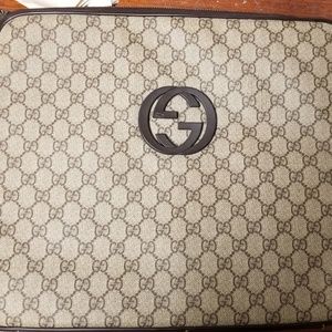 Gucci laptop and Gucci carrying case